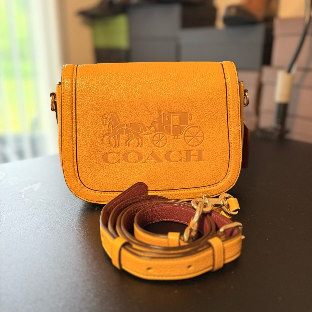 COACH Saddle bag with horse and carriage | C4058 | *preloved* - Picture 4 of 8
